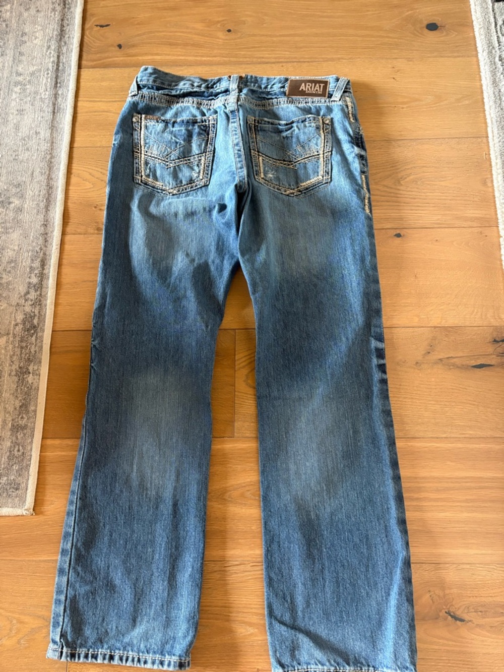 Ariat Men's Bootcut Denim Jeans in Medium Blue